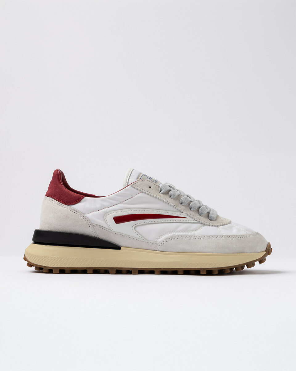 ATHLETA NYLON BIANCO-BORDEAUX