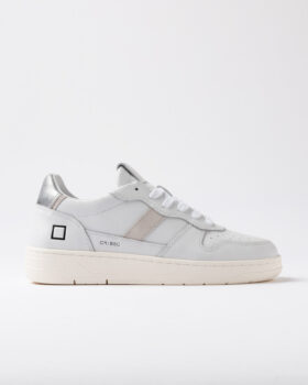 Court 2.0 BASIC BIANCO-ARGENTO