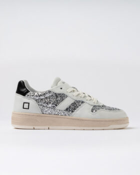 Court 2.0 GLITTER ARGENTO
