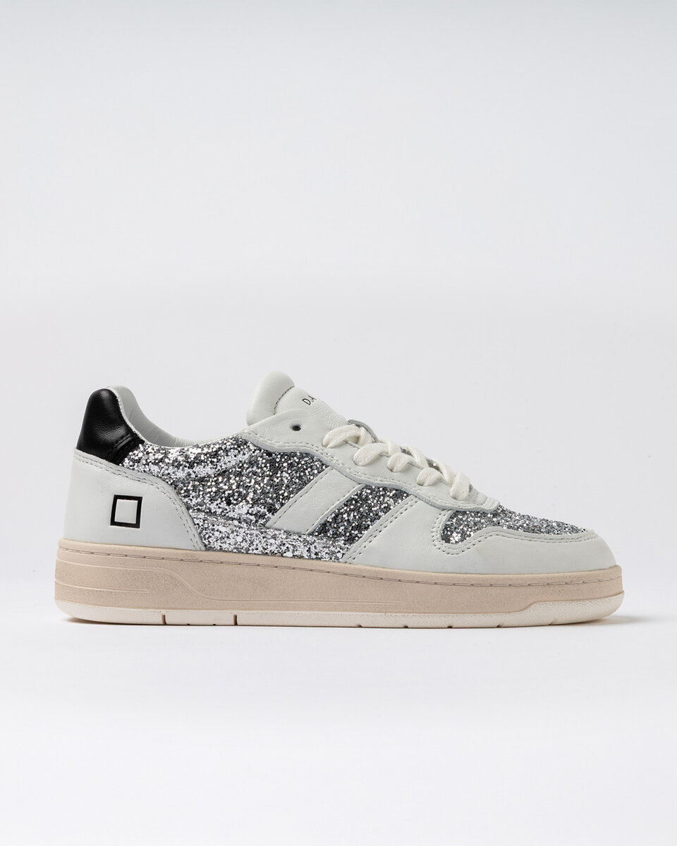 Court 2.0 GLITTER ARGENTO