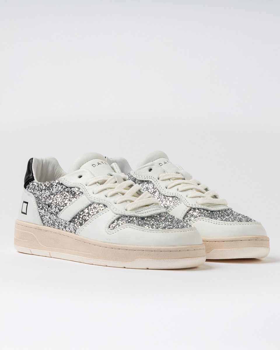 Court 2.0 GLITTER ARGENTO
