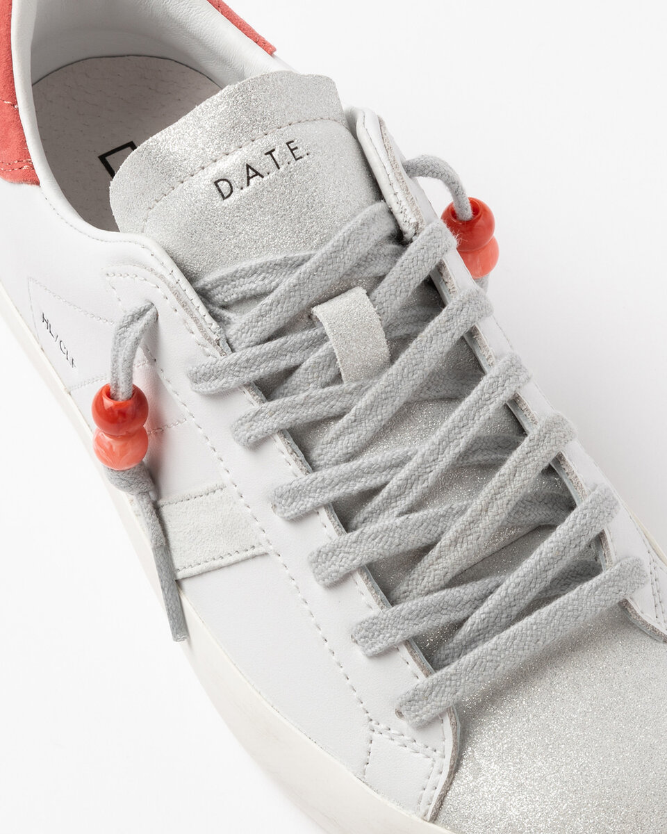 Hill Low Calf BIANCO-CORALLO