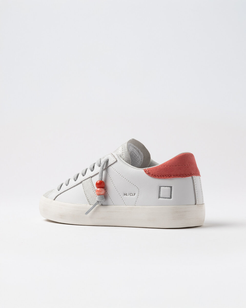 Hill Low Calf BIANCO-CORALLO