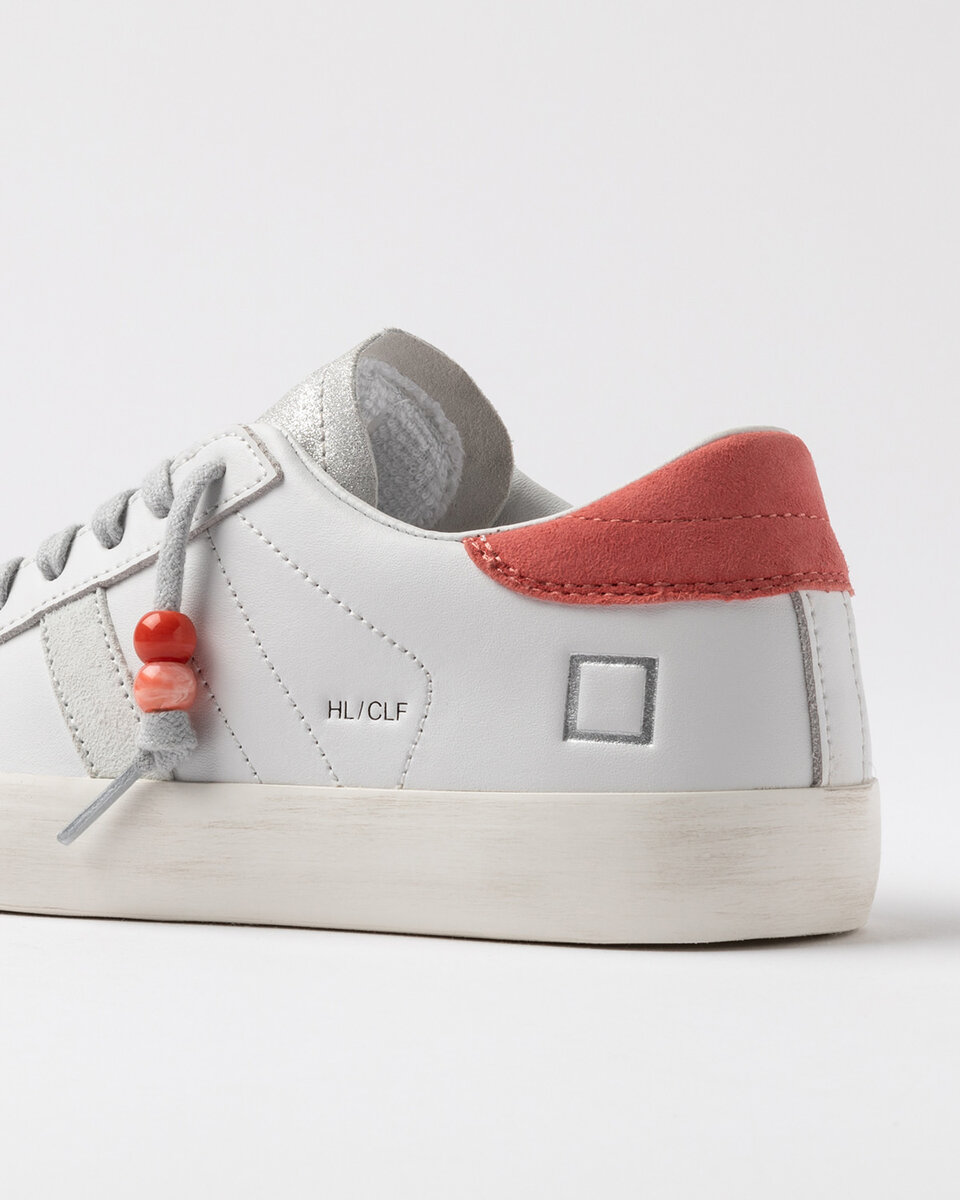 Hill Low Calf BIANCO-CORALLO