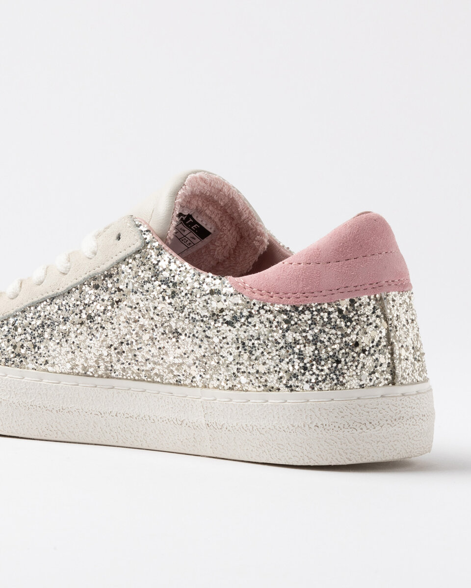 HILL LOW GLITTER PLATINUM
