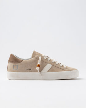 Hill Low in pelle scamosciata beige