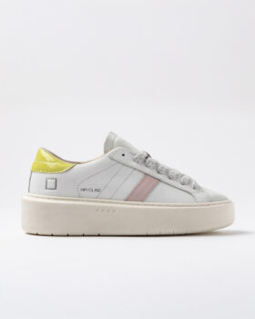 Hill Low PIATTAFORMA BASSA COLORE BIANCO-LIMONE