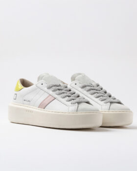 Hill Low PIATTAFORMA BASSA COLORE BIANCO-LIMONE