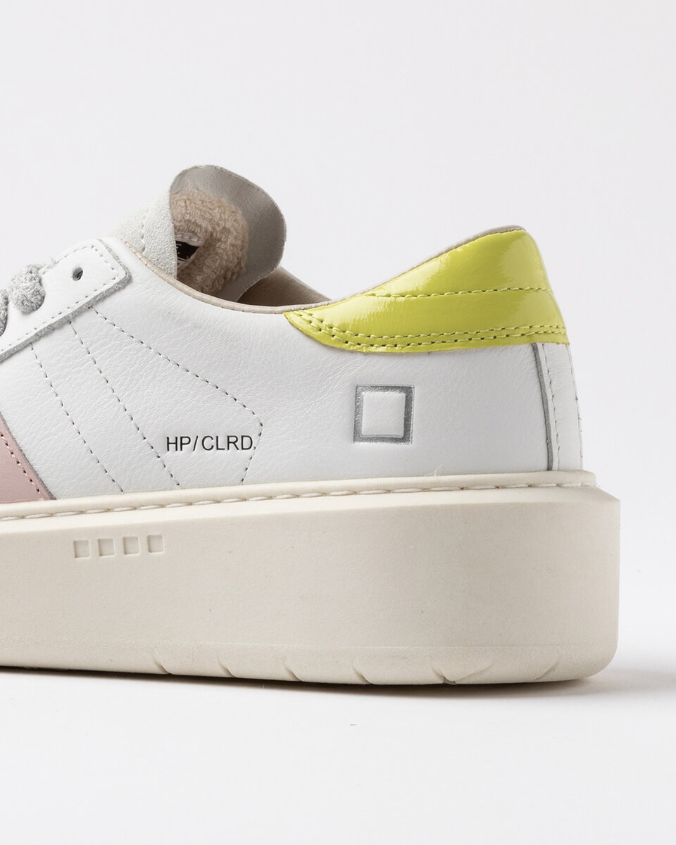 Hill Low PIATTAFORMA BASSA COLORE BIANCO-LIMONE