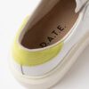 Hill Low PIATTAFORMA BASSA COLORE BIANCO-LIMONE