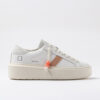 Hill Low PLATFORM BASSA IN PELLE DI VITELLO BIANCO-COOPER