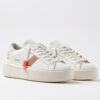 Hill Low PLATFORM BASSA IN PELLE DI VITELLO BIANCO-COOPER