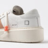 Hill Low PLATFORM BASSA IN PELLE DI VITELLO BIANCO-COOPER