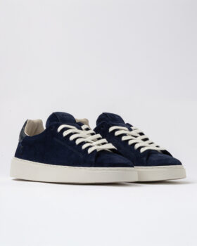 LEVANTE IN PELLE SCAMOSCIATA BLU