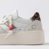 PLATFORM COURT VINTAGE VITELLO BIANCO-LEOPARDO